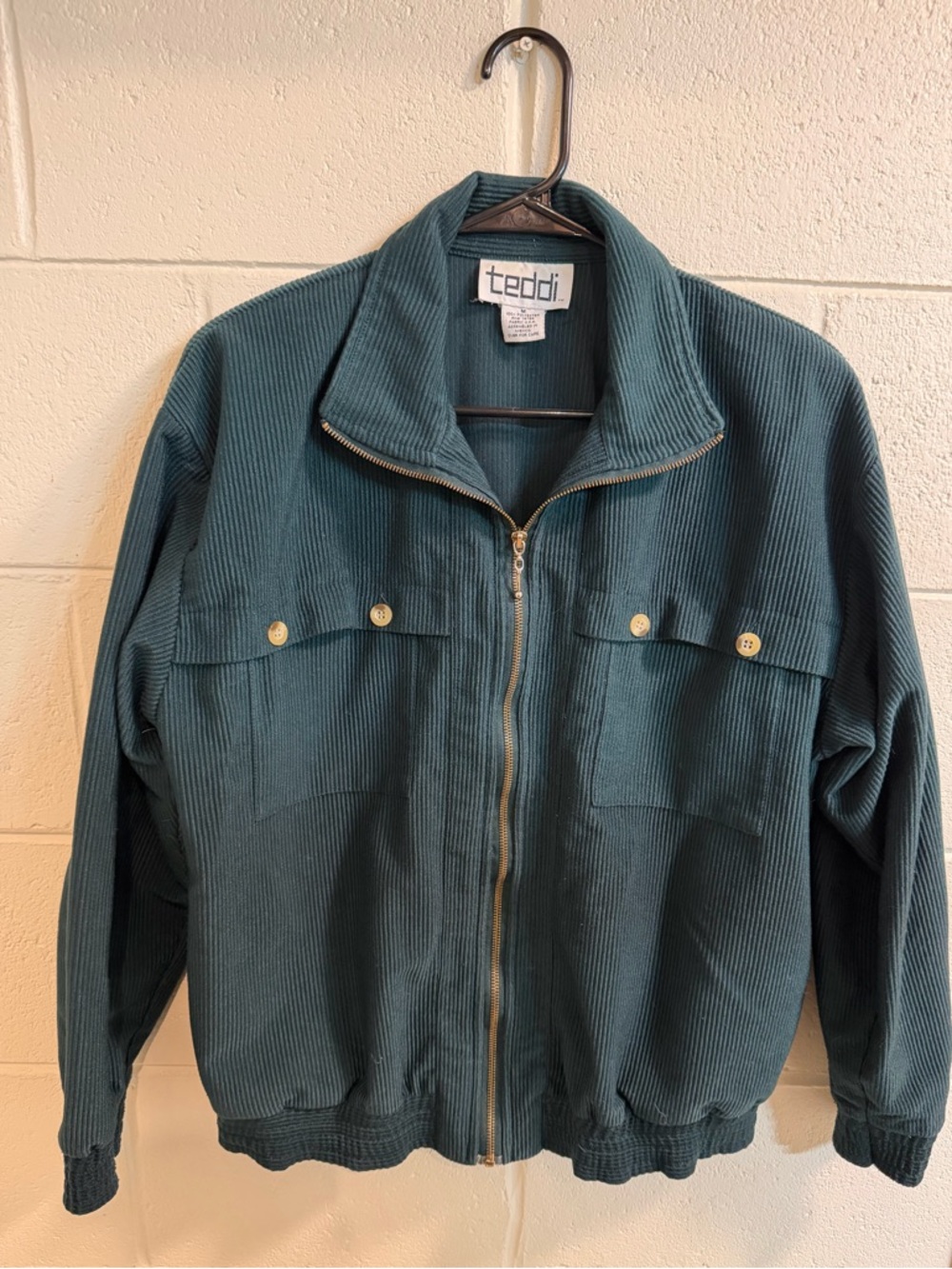 Vintage Teddi medium corduroy bomber jacket
